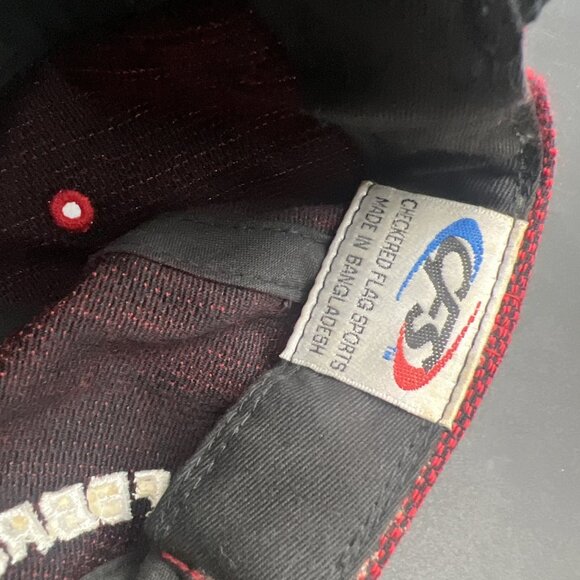 Vintage DAYTONA 500 1998 40th Annual Nascar Black Snapback Hat Cap Rare Texture - Picture 10 of 13